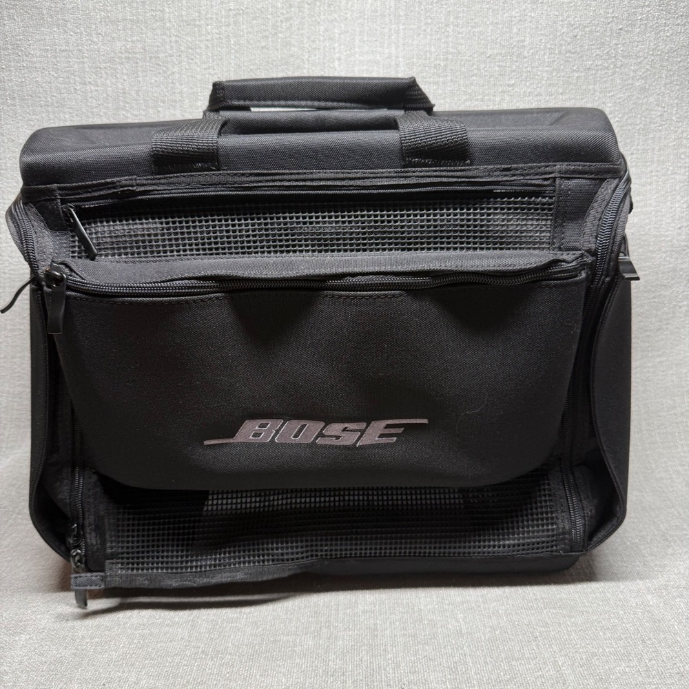 Bose Acoustic Wave II Power Case Black Travel Carrying Bag Shoulder Strap Manual